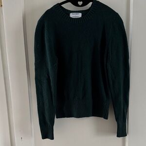 Old Navy Women's Dark Green Crew Neck Sweater